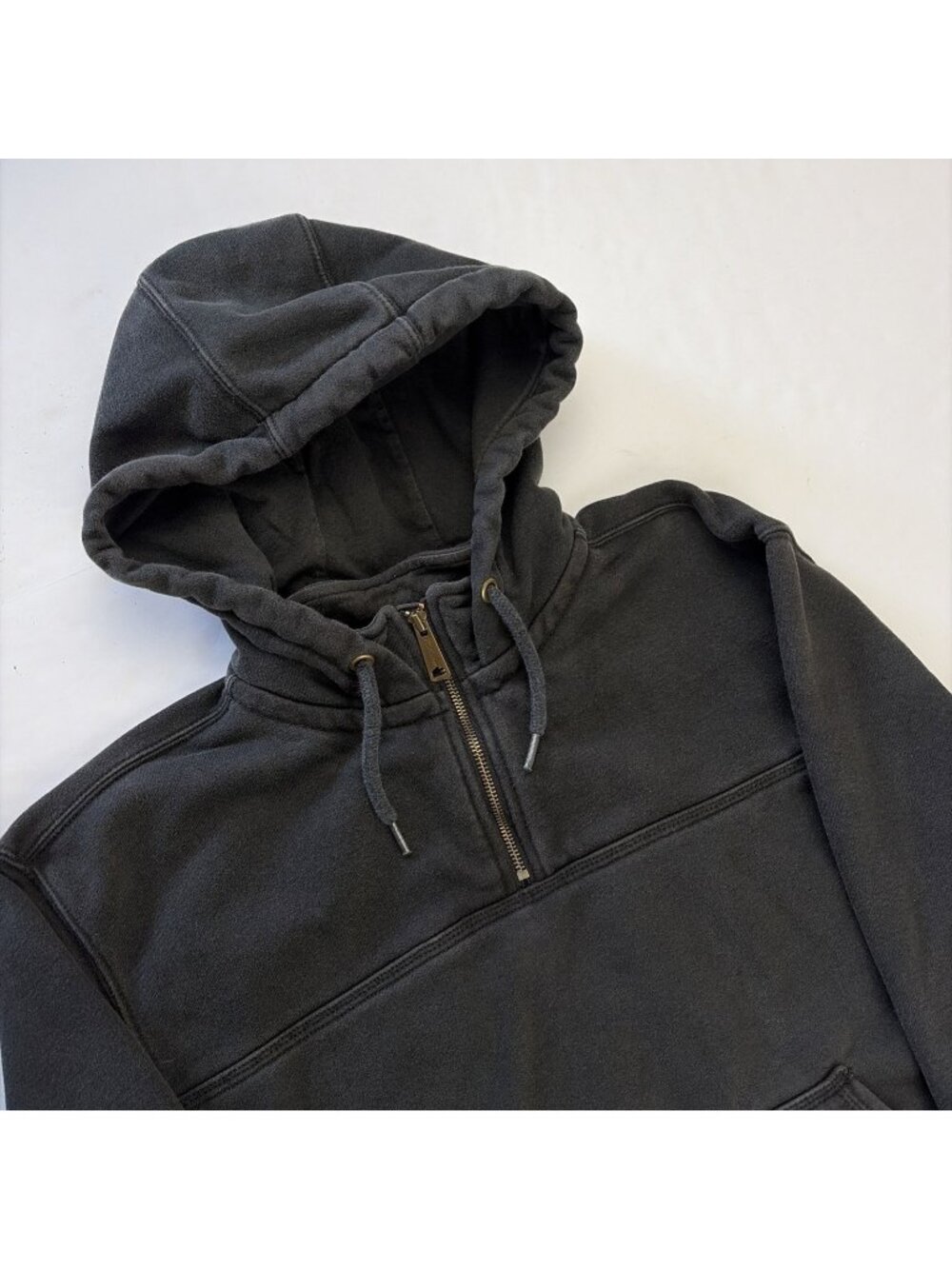 Carhartt Paxton Rain Defender Heavyweight 1/4 Zip Hoodie Men’s L Black 100617